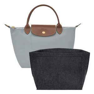 9018 Purse Organizer Insert for Longchamp Le Pliage Handbag Insert BLACK